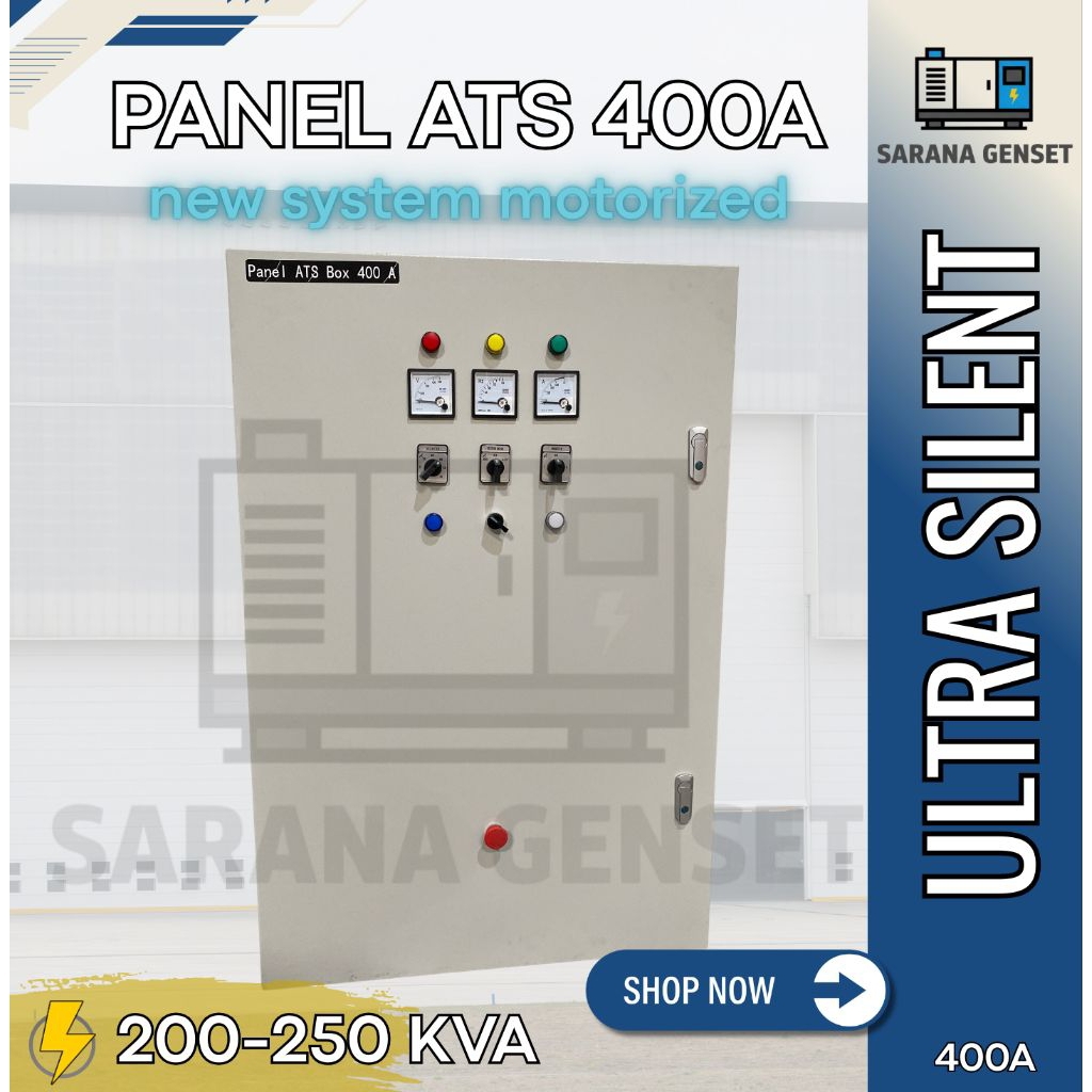 Jual PANEL ATS 400 AMPERE NEW SYSTEM COS MOTORIZE | Shopee Indonesia