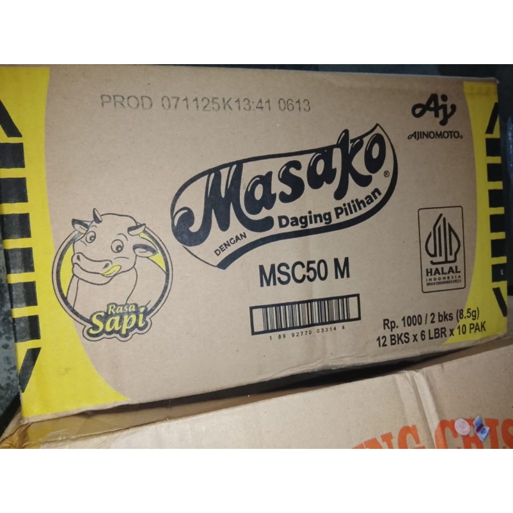 Jual Masako ayam atau sapi 1 dus isi 60 renteng 8,5 g | Shopee Indonesia