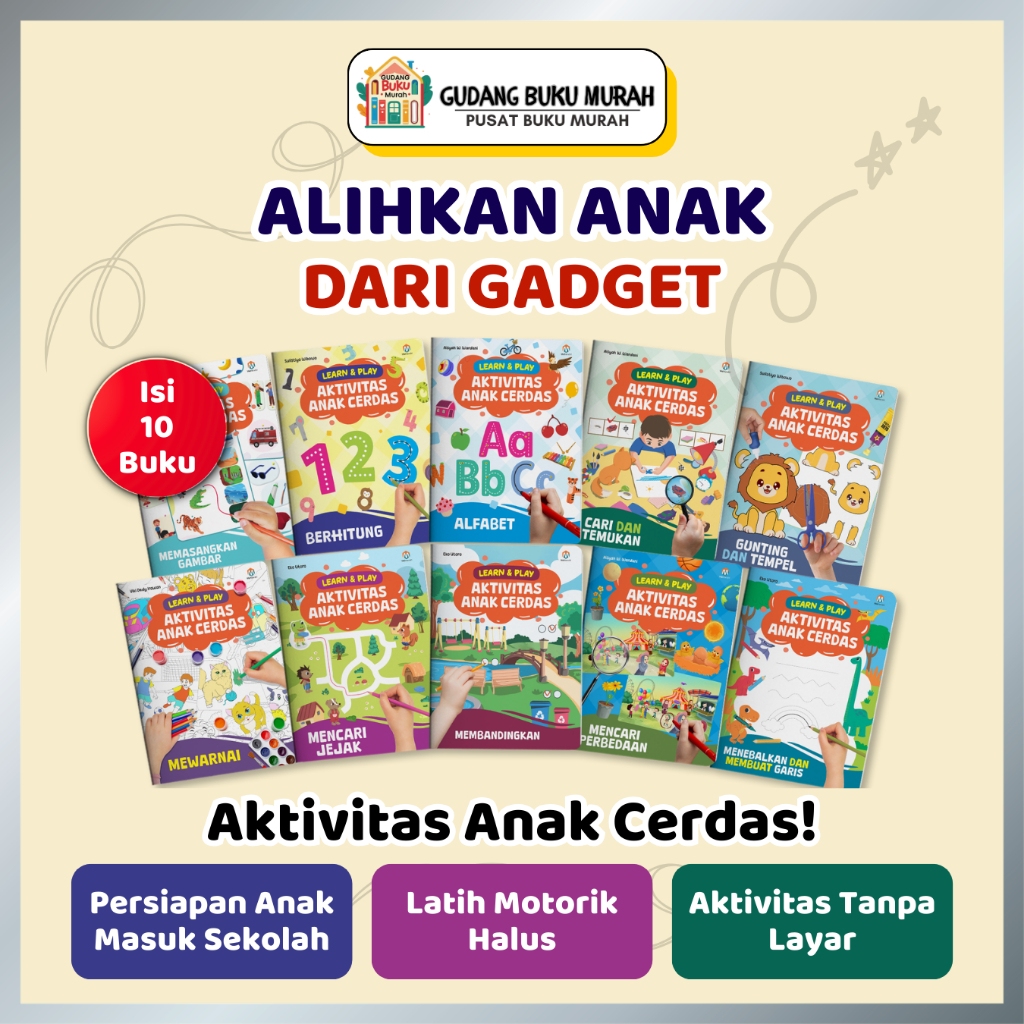 Jual ZiyadBooks - Buku 10 Aktivitas Anak Cerdas Buku coding Belajar ...