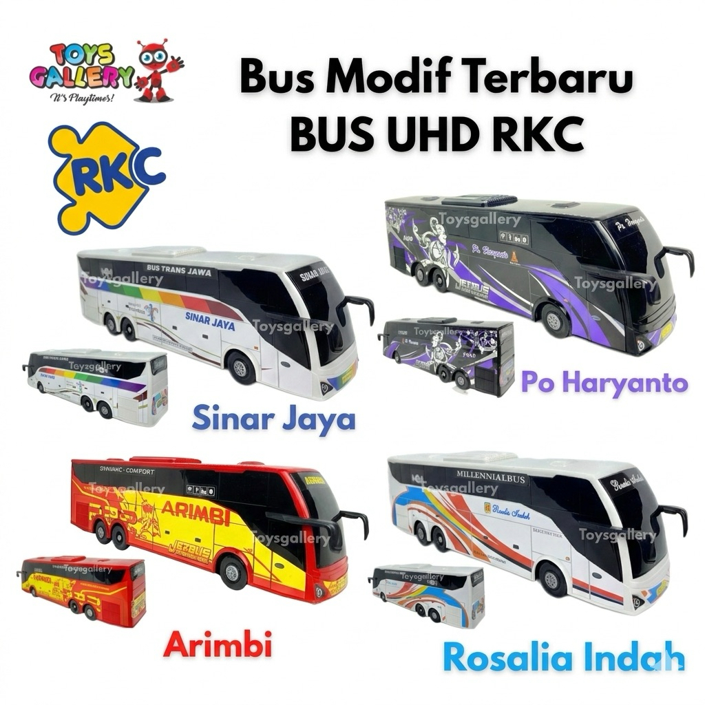 Jual RKC Miniatur Bus Modifikasi UHD Tronton RKC Livery Arimbi Po ...