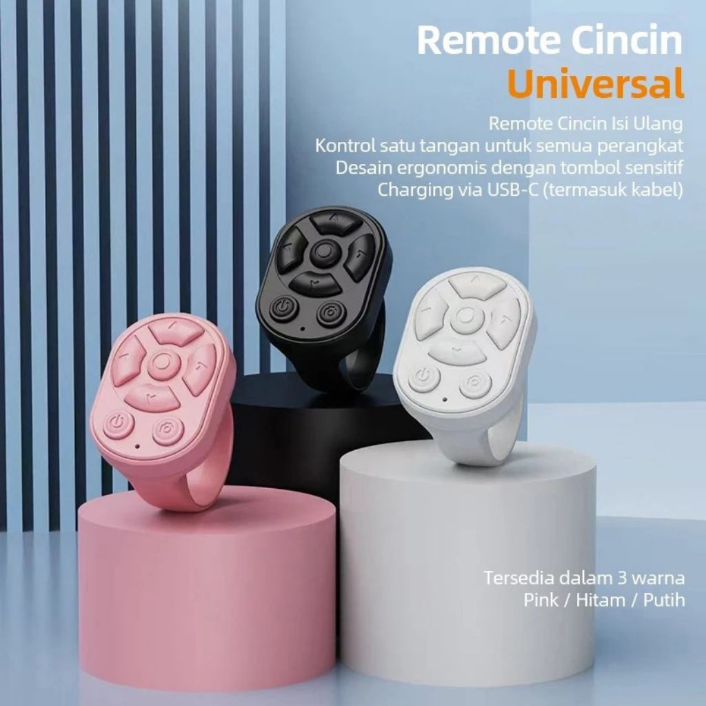 Jual Cincin Remote Pintar Selfie Mini K02 dengan Roda Gulir Tombol Suka ...