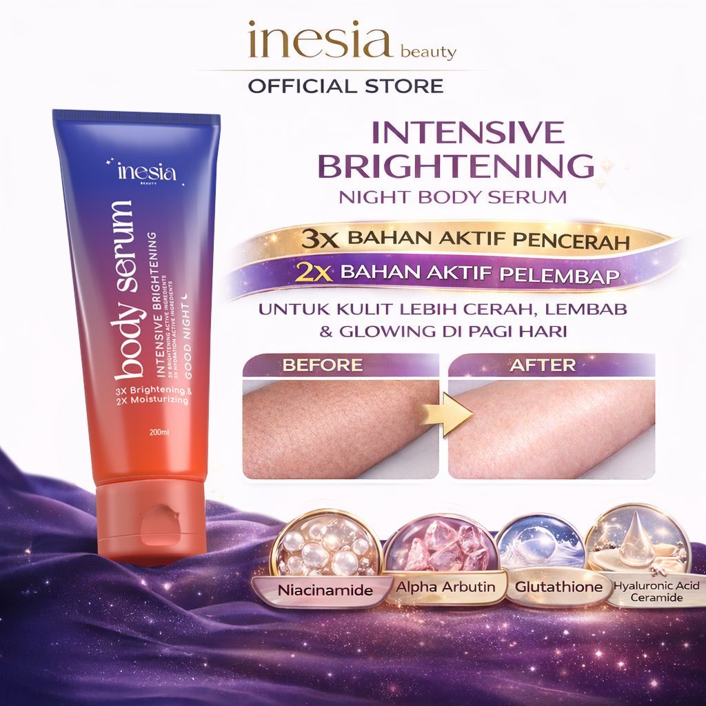 Jual Inesia Good Night Body Serum 3X Brightening 2X Hydrating 200ml ...