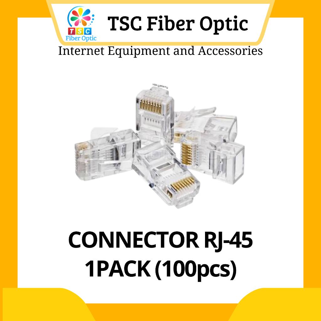 Jual Conector RJ-45 1 Pack (isi 100) | Shopee Indonesia