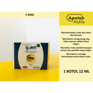 Y-RINS 2X12ML 12ML FAHRENHEIT, pembersih mata