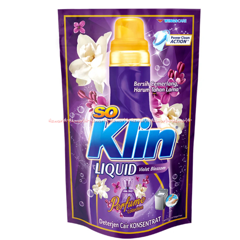 Jual So klin Liquid 750ml Softergent Violet Blossom Scarlet Detergen ...