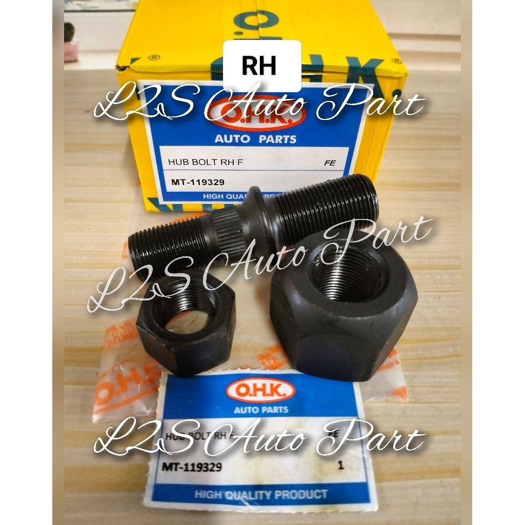 Jual Baut Roda Depan Kanan RH Colt Diesel FE PS100 PS120 ASLI OHK JAPAN ...