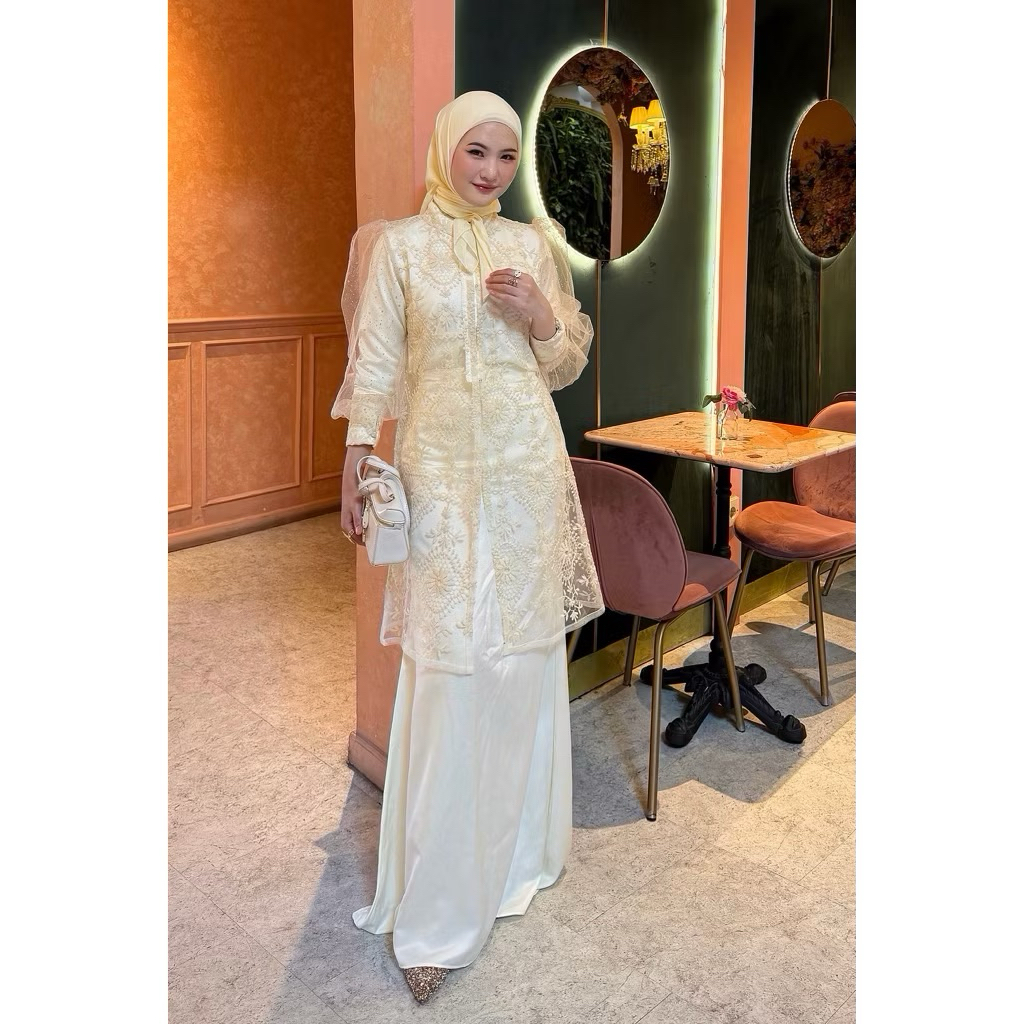 Jual Delisha oneset rok / Baju kondangan bjm | Shopee Indonesia