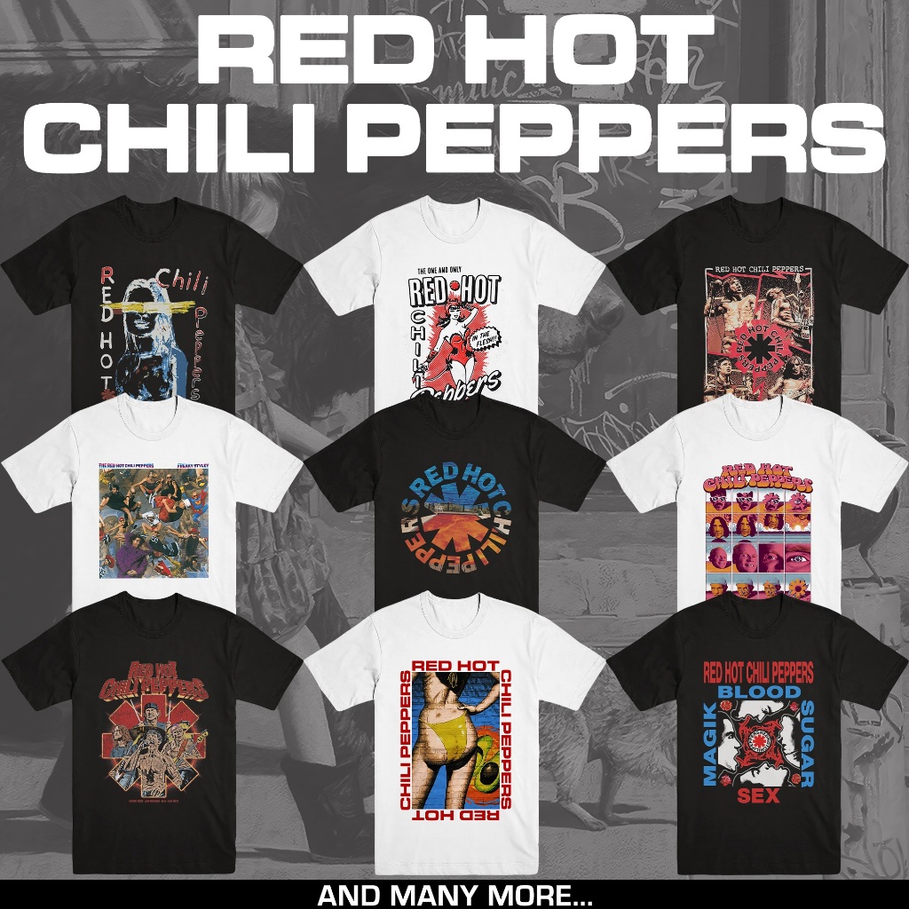 Jual RED HOT CHILI PEPPERS - RHCP | T-SHIRT BAND | FUNK ROCK ...