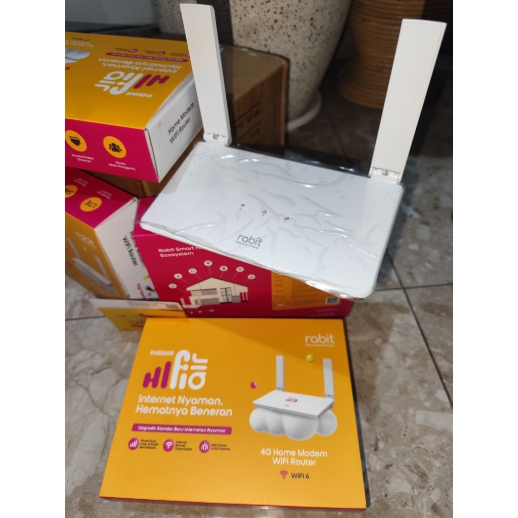Jual HiFi Air Indosat - Rabbit Modem Wifi Router 4G LTE, 6 USB type C ...