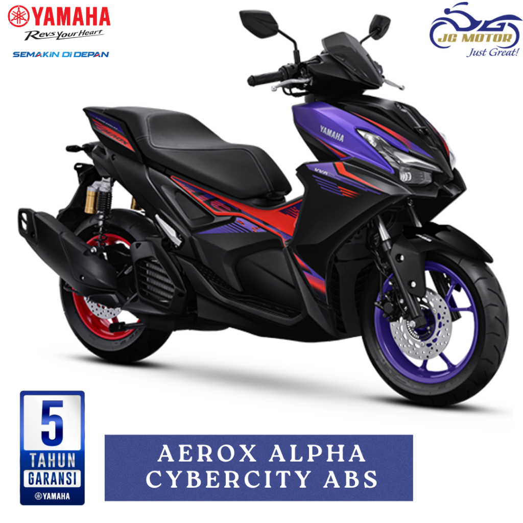 Yamaha AEROX ALPHA CYBERCITY ABS JAWA BARAT JABODETABEK