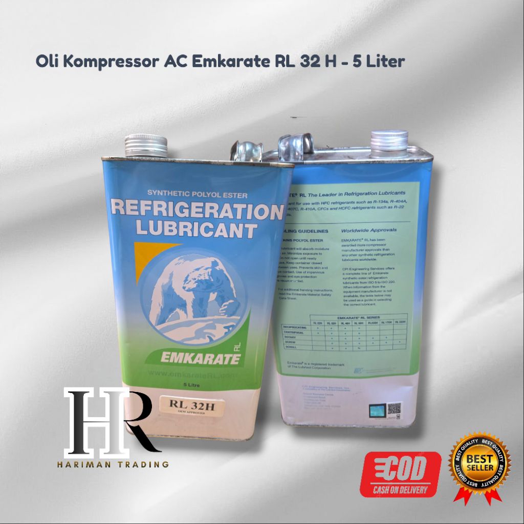 Jual Oli Kompressor AC Emkarate RL 32H / RL 170H / RL 200H / RL 46H ...