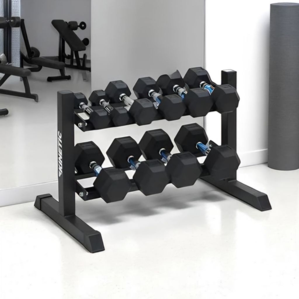 Jual Kinetic Set Dumbbell 10 Pcs Dengan Rak 2 Tingkat | Shopee Indonesia