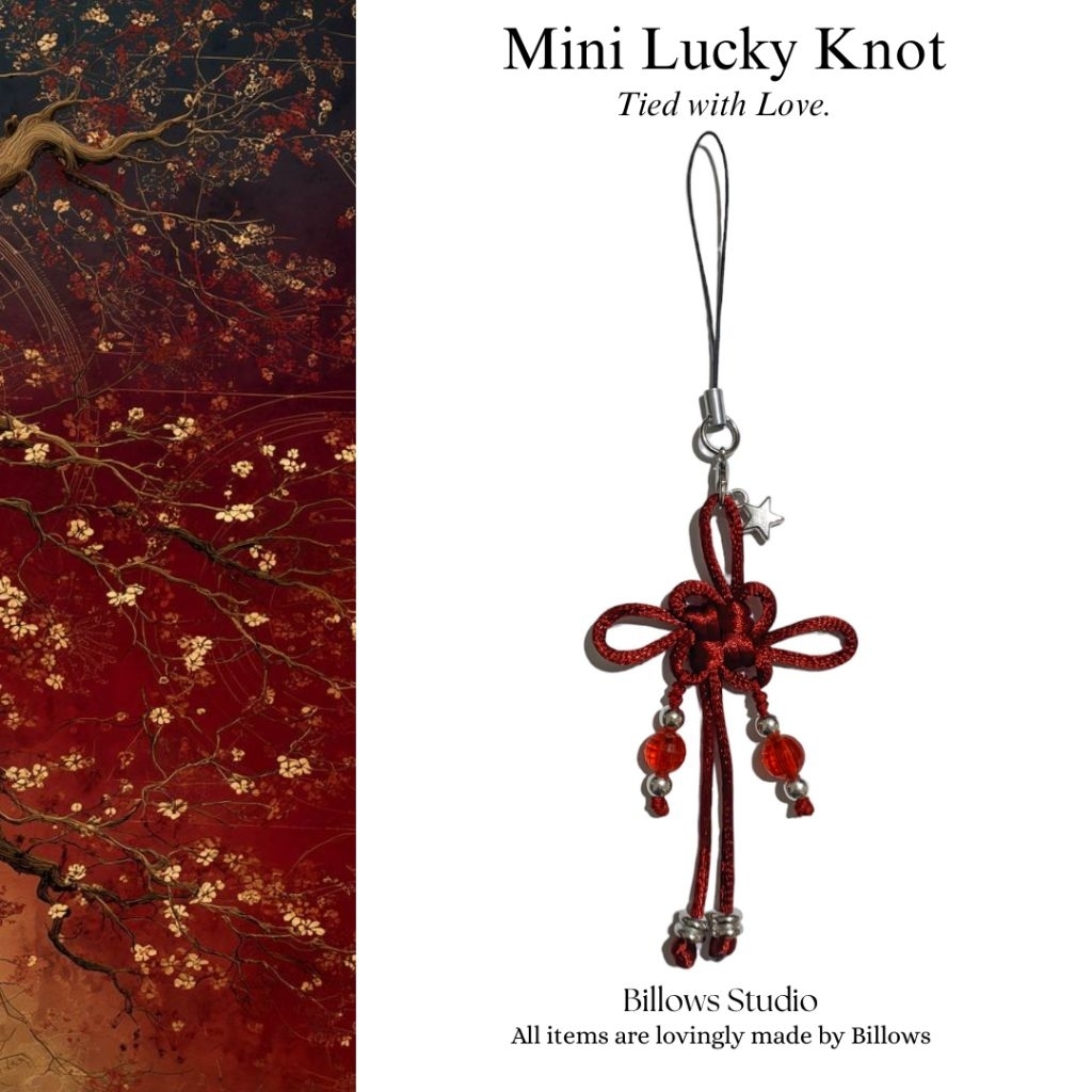 Jual Gantungan HP/ keychain Lucky Knot Phone strap Phone Charm ...
