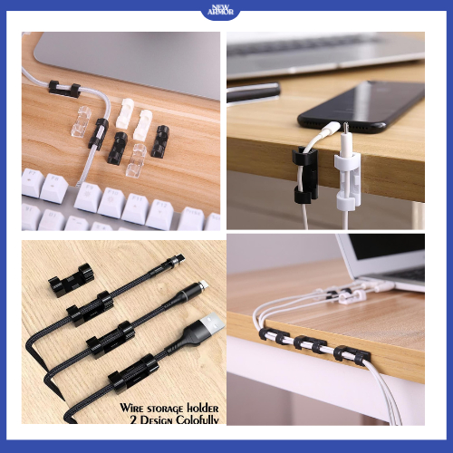 Jual Pengatur Kabel Clip Cable Organizer Klip Kabel Tempel Serbaguna ...