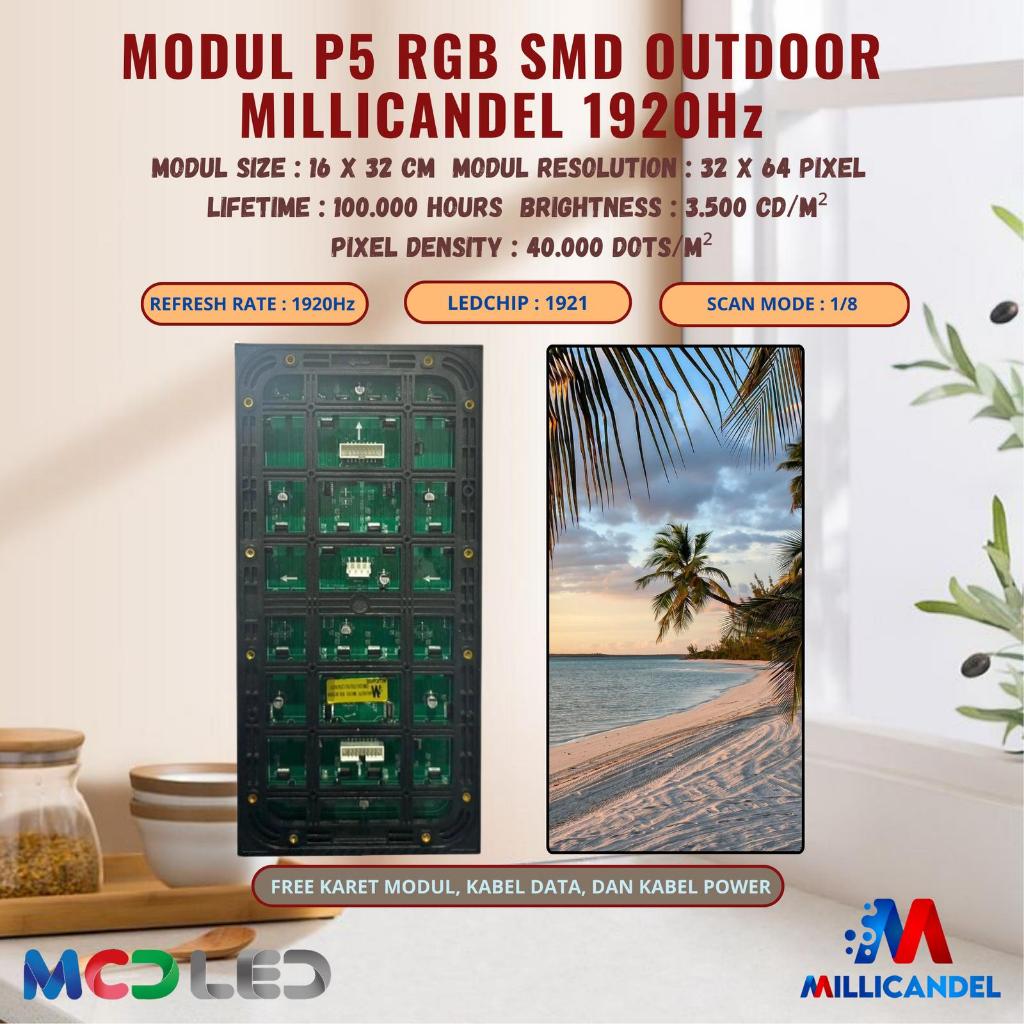 Jual PANEL MODUL P5 1920Hz RGB FULL COLOR OUTDOOR MILLICANDEL FREE ...