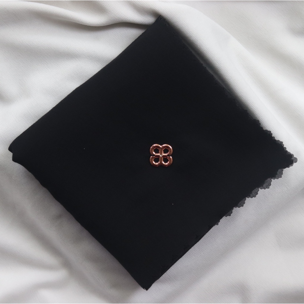 KAHLA Amara Voal Miracle Syar'I 135x135 125x125 Lasercut Hijab Segiempat Syari Voal Arabian Premium Lembut Ringan