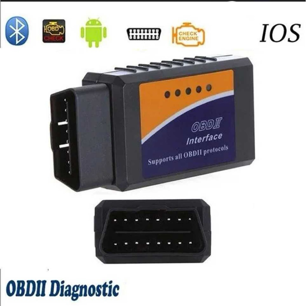 Jual OBD2 Scanner Diagnostic Test Tool ELM327 V2.1 - SC03 | Shopee ...