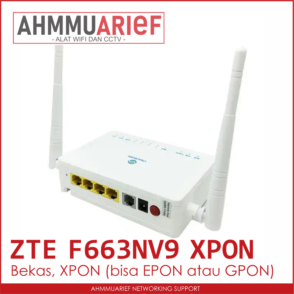 Jual ONT XPON ONU ZTE ZXHN F663NV9 F663 ORIGINAL ACCESS POINT WIRELESS ...