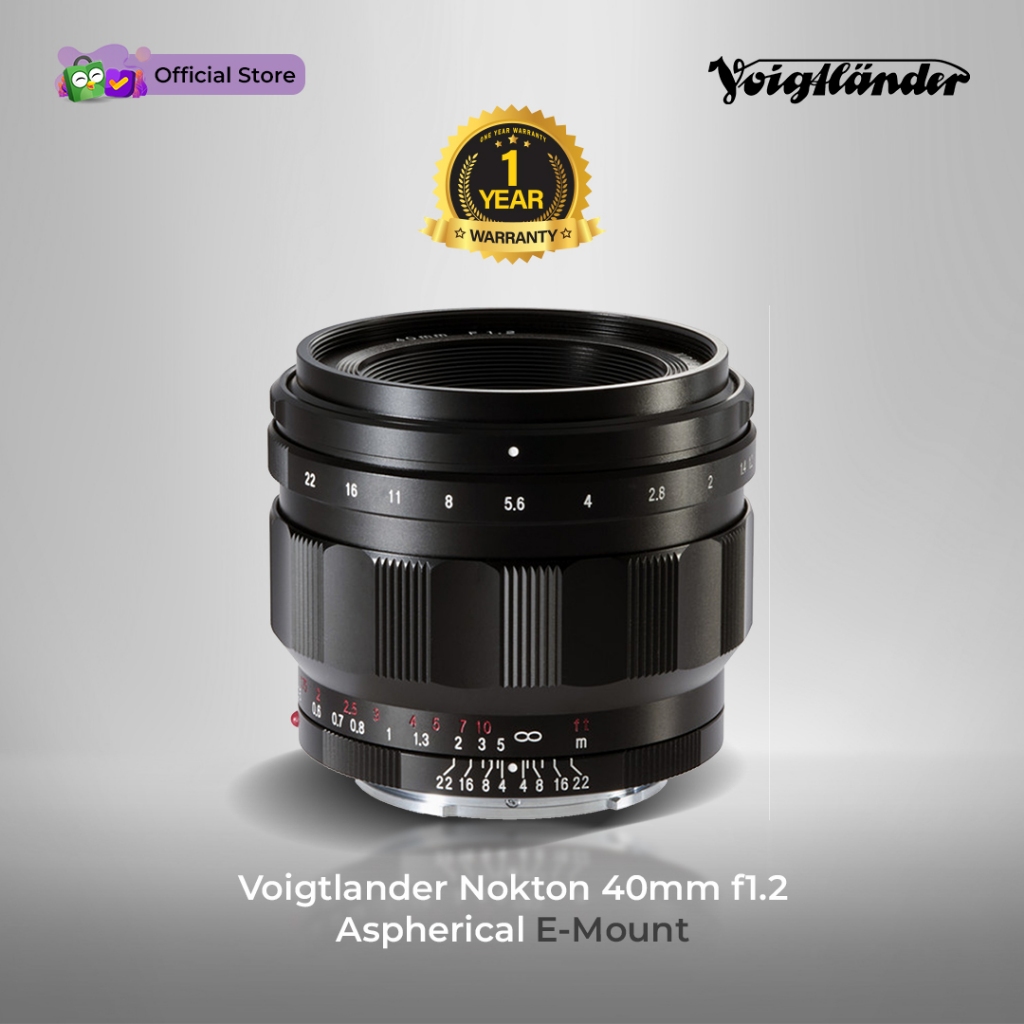 Jual Voigtlander Lens 40mm f1.2 E-Mount Nokton for Sony E-Mount ...
