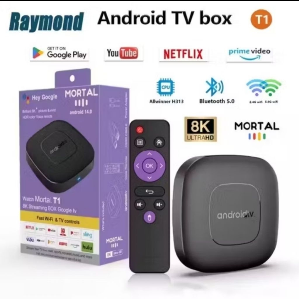 Jual T1 PRO 5G SMART TV BOX ANDROID SALURAN GRATIS 500.000+ RAM 16GB ...