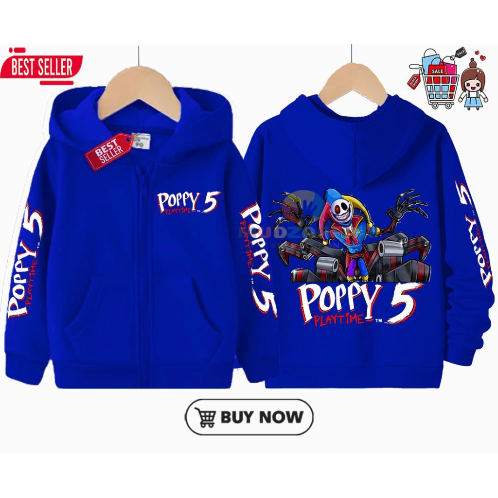 Jual JAKET ANAK POPPY PLAYTIME CHAPTER 5 THE PROTOTYPE JAKET HOODIE ...