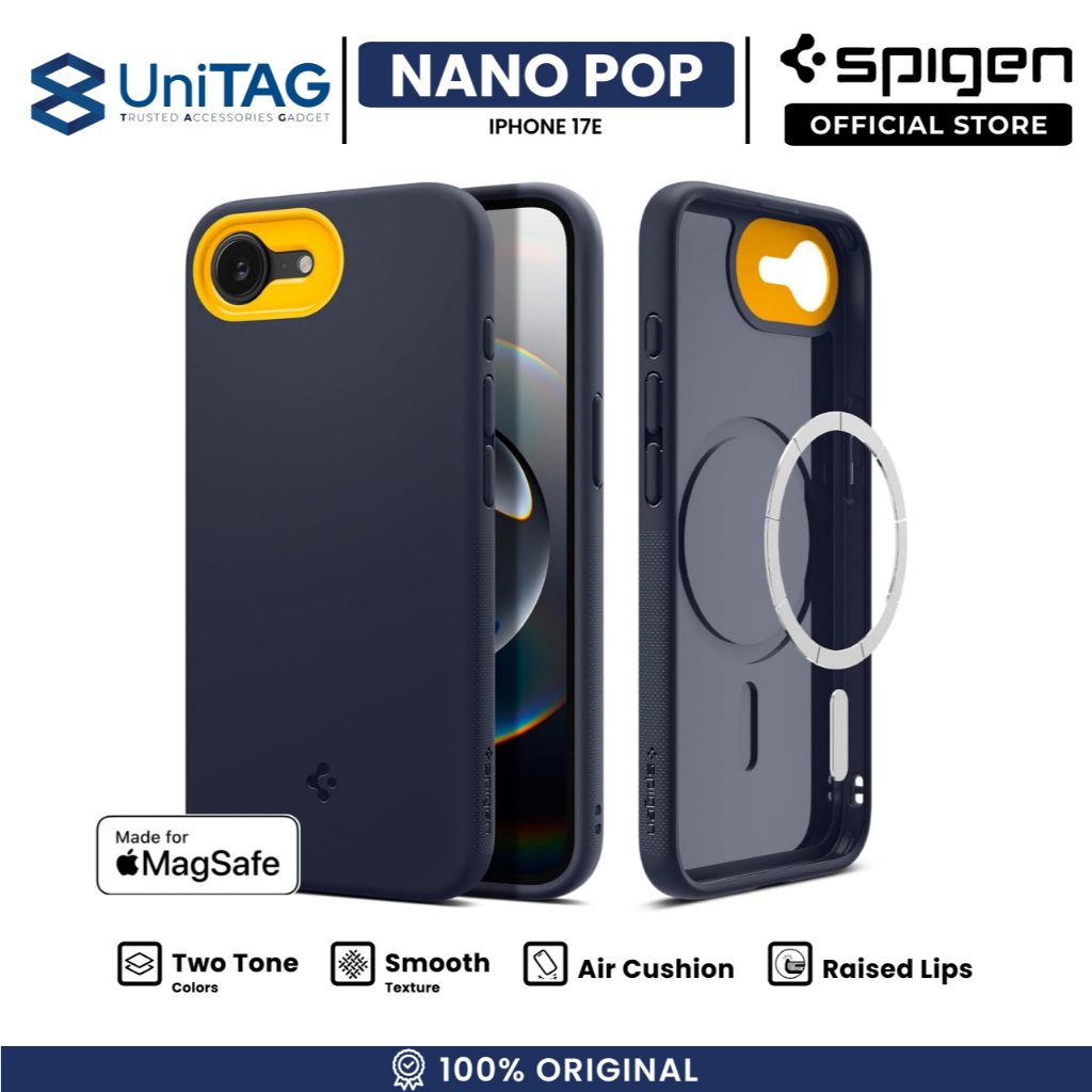 Jual SPIGEN Case for iPhone 17e Nano Pop Magfit Softcase Matte Anti ...