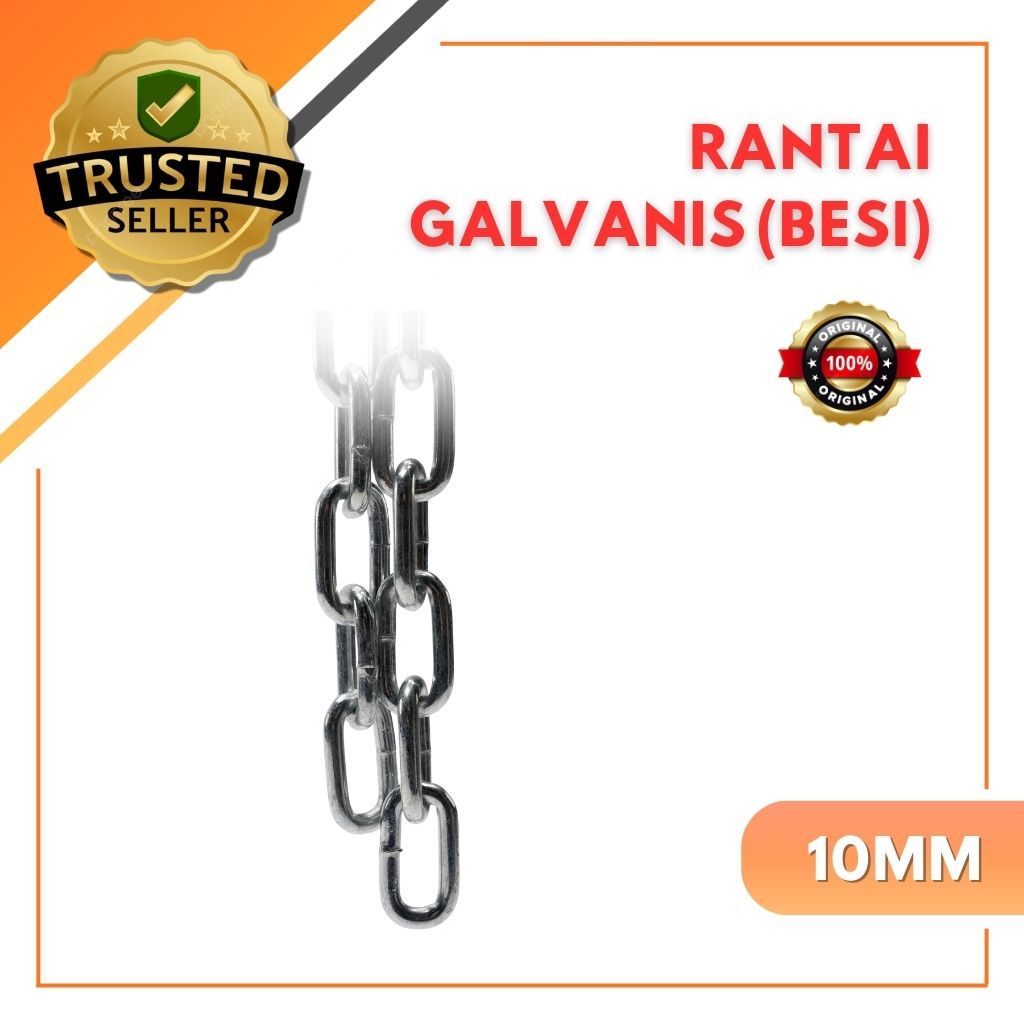 Jual RANTAI GALVANIS (BESI)/GALVANIZED CHAIN 10MM, 12MM, 16MM, 18MM ...