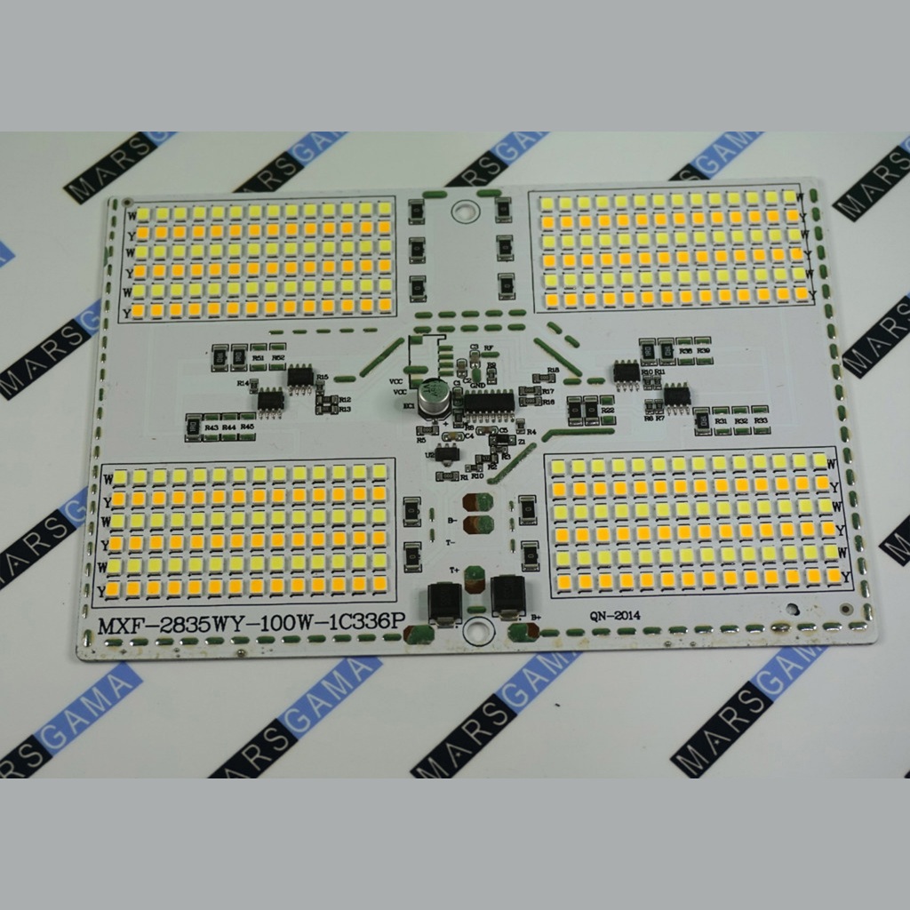 Jual PCB papan Led 100w smd 2835 3.7v - 4.2v 18650 DIY led solar panel ...
