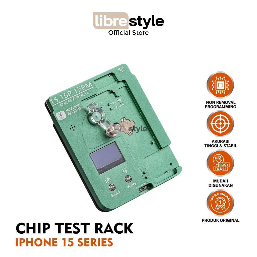 Jual YCS CHIP TEST RACK ORIGINAL - YCS EEPROM PROGRAMMER IPHONE 15 ...