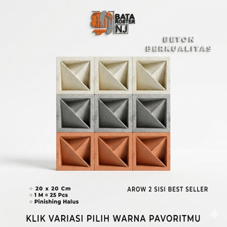 Jual BATA ROSTER NJ - Roster Beton Minimalis, Anti Tampias Arow, Dua ...