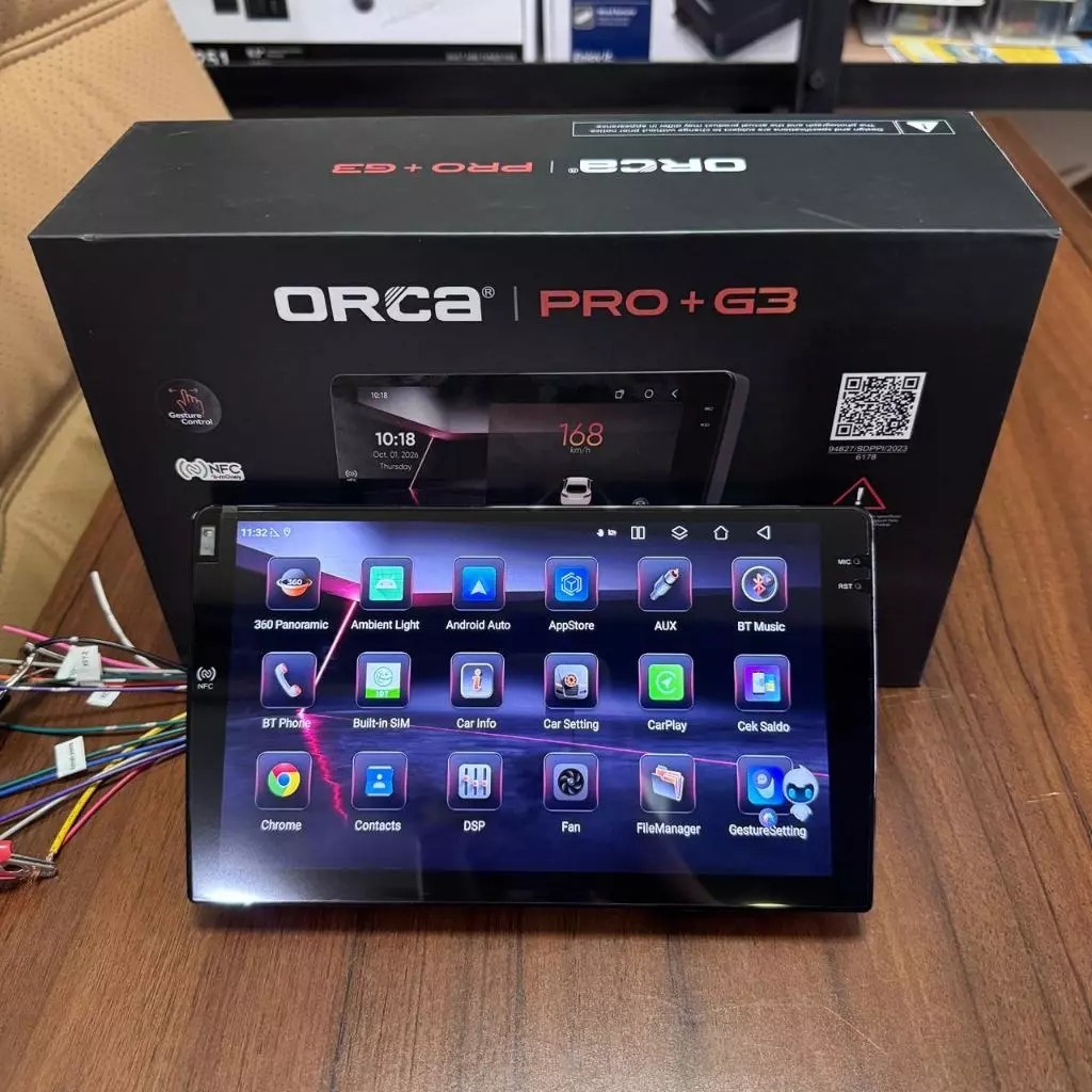 Jual Headunit Android Orca PRO+ G3 Ram 6/128GB Android 13 DSP NFC ...