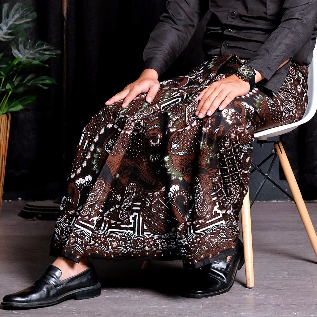 Sarung Batik Pria Premium Motif Lasem Pekalongan Santri Dewasa Gus iqdam Kain Katun