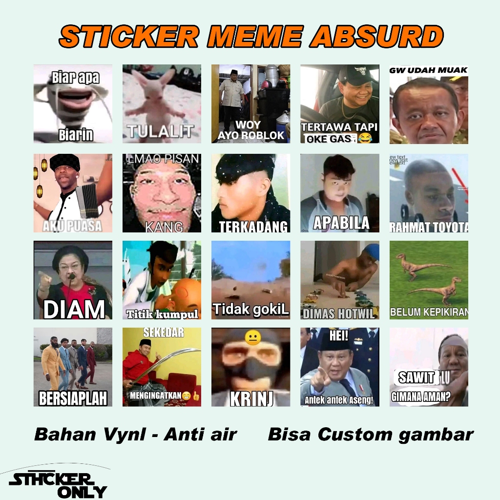 Produk Sticker only | Shopee Indonesia