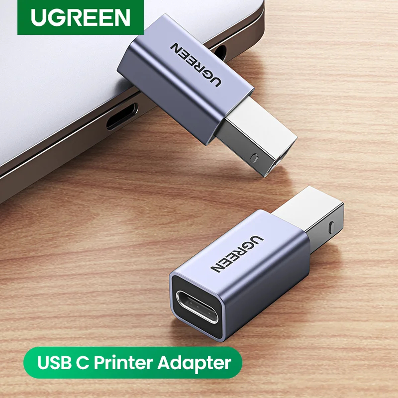 Jual Ugreen USB 2.0 Printer Adapter USB Type c Adapter For Printer Hard ...