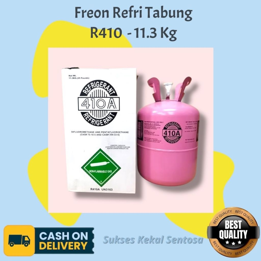 Jual Freon Refri R410 Tabung / Freon R410 Tabung - 13.6 Kg | Shopee ...