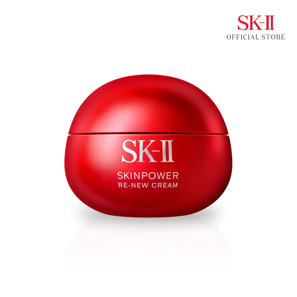 SK-II SKINPOWER Re-New Cream 80g Pelembab Wajah Anti-Aging untuk Kulit Kencang dan Glowing Alami | Rp3.150.000