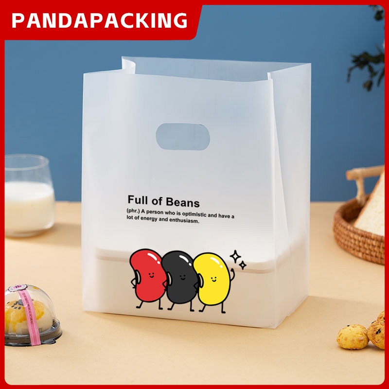 Jual 50 tas kemasan tangan, cocok untuk roti dan camilan, belanja ...