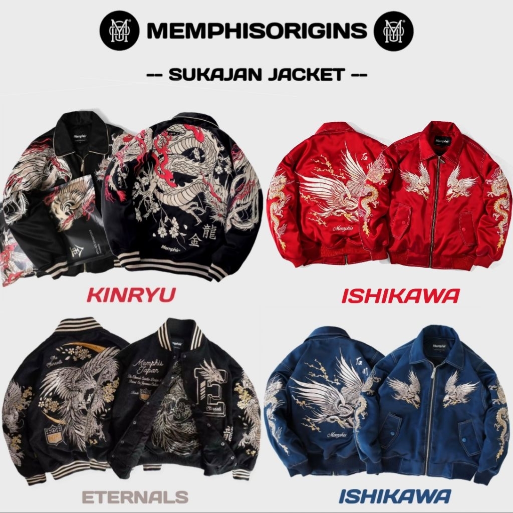 Jual SUKAJAN JACKET MEMPHIS - KINRYU | ISHIKAWA | ETERNALS | MASAMUNEKO ...