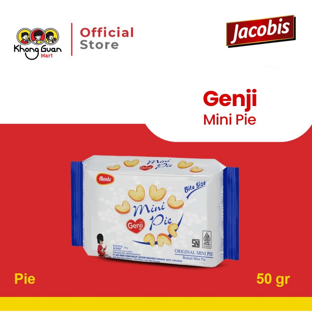 Jual MONDE Genji Mini Pie Pack 50 Gram | Shopee Indonesia