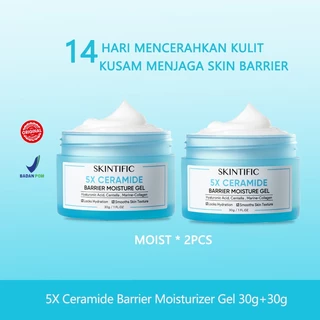 [2pcs] 5X Ceramide Barrier Moisturizer Wajah 30g+30g
