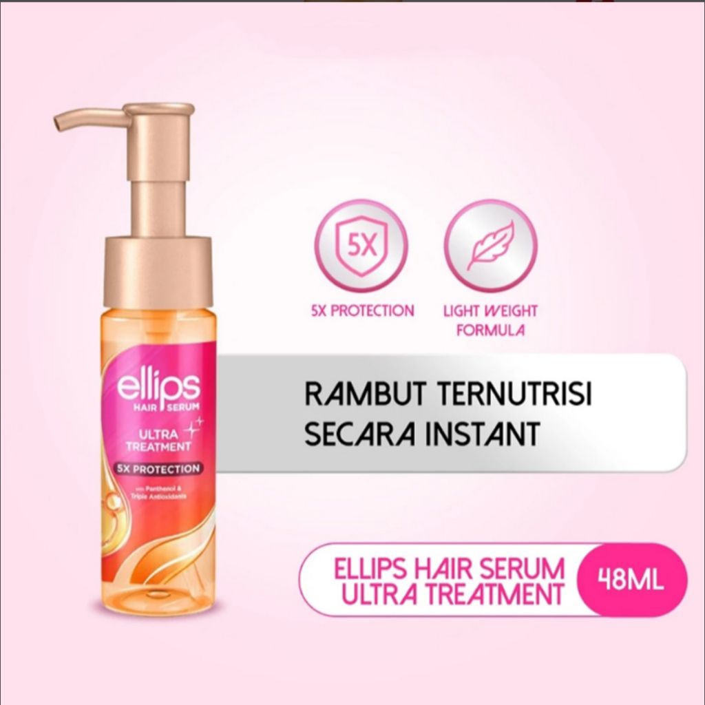 Jual Ellips Serum Rambut Ultra Treatment 48 ml | Shopee Indonesia