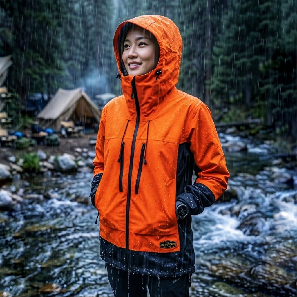 JAKET GUNUNG GORPCORE RIR OUTDOOR TRISTAN 3 LAYER JACKET WATERPROOF PENDAKI GUNUNG ANTI AIR TOURING HIKING CAMPING
