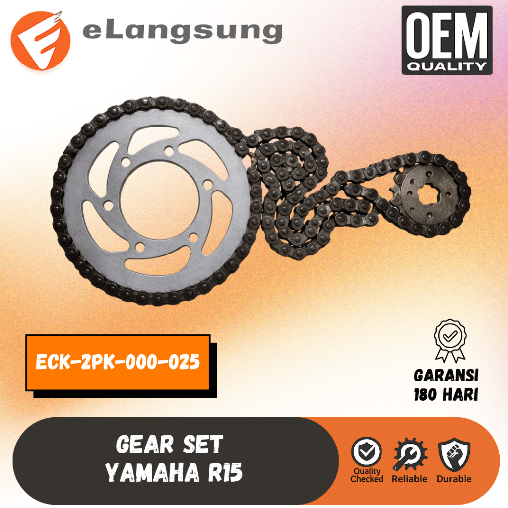 Jual eLangsung Gear Set Yamaha R15 2PK - GARANSI 180 Hari | Shopee ...