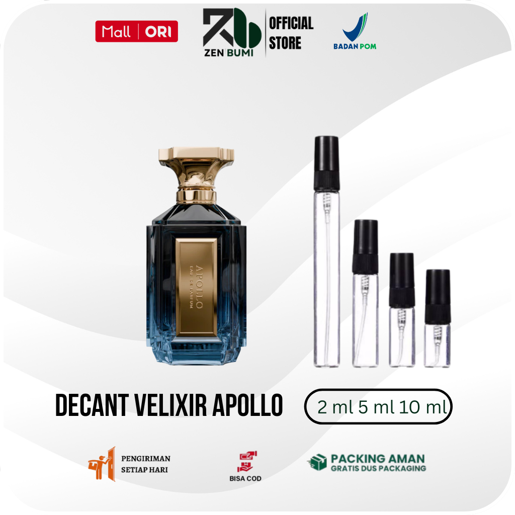 Jual Decant Parfum Velixir Apollo 2ml, 5ml Dan 10ml Eau De Parfum ...