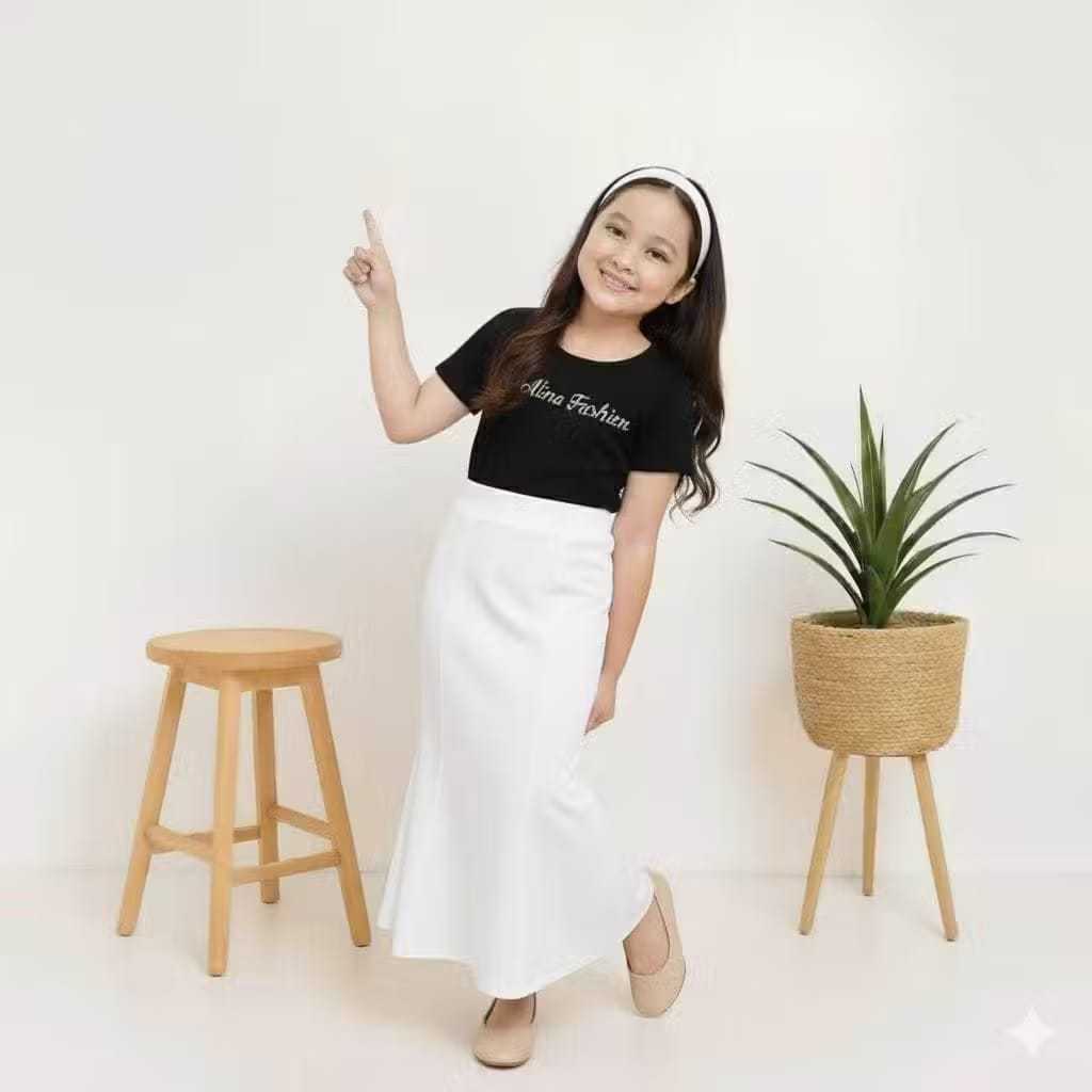 rok mermaid anak Rok duyung usia 5/15 thn Rok anak viral Tiktok