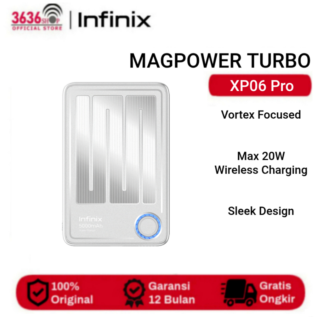 Jual Infinix Power Bank Magpower Turbo XP06 Pro | Powerbank 5000mAh ...