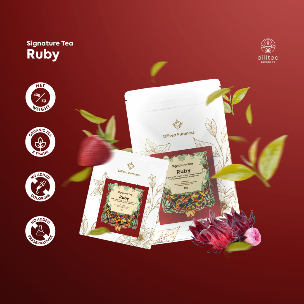 Jual DILLTEA Signature Tea - Ruby Tea | Shopee Indonesia