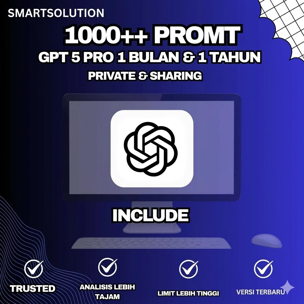 Jual 1000++ promt Gpt 5 pro privatee custom order smartadv2 | Shopee ...