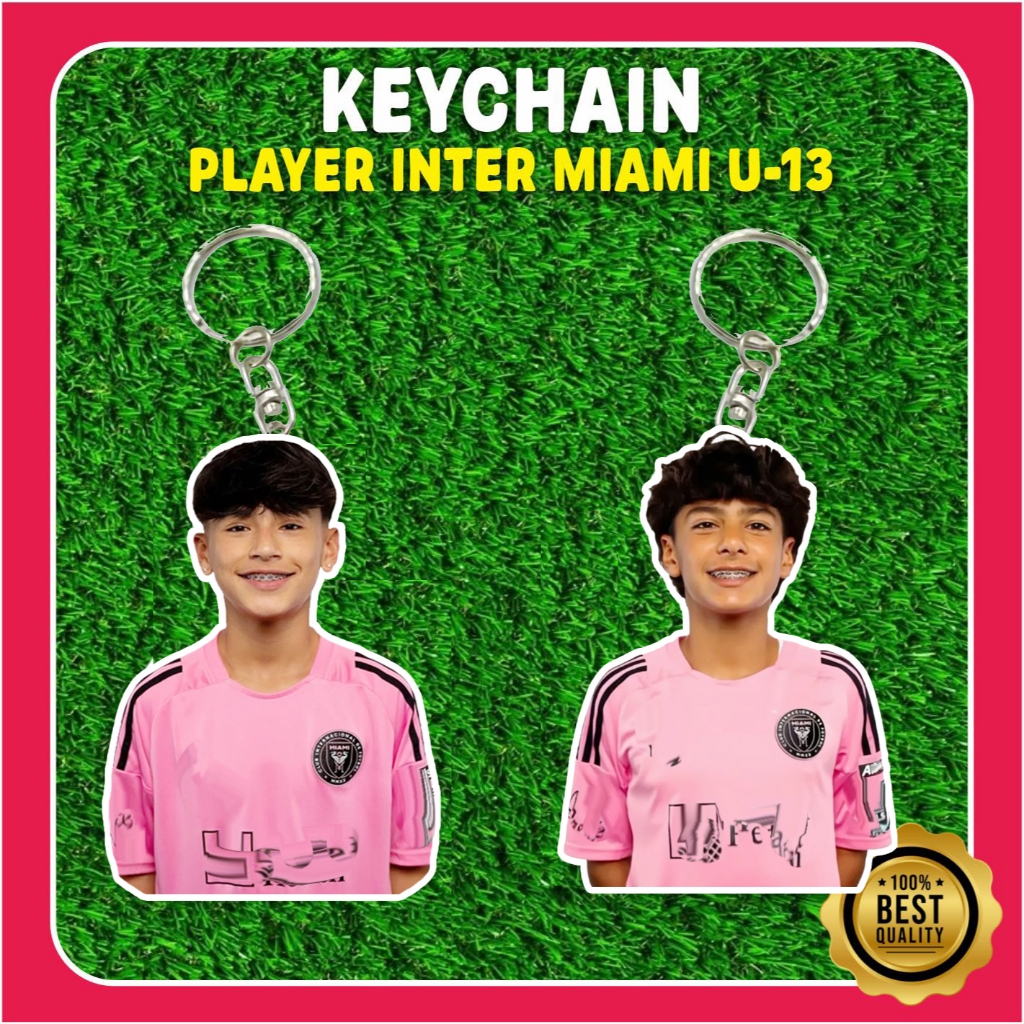 Jual Gantungan Kunci Inter Miami Rojer JR - Bauti - Angel - Benja Inter ...