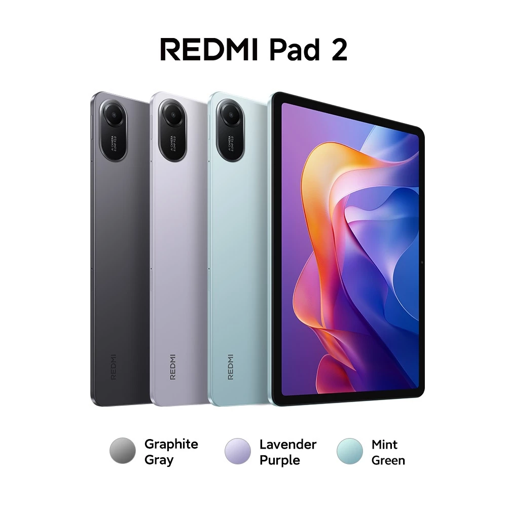 Desain tipis Redmi Pad 2 ketebalan 7.36mm dan berat 519 gram